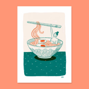 Illustration de ramen